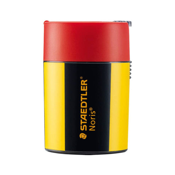 Temperamatite con contenitore Staedtler Noris Design 511 004 giallo-nero 511 004
