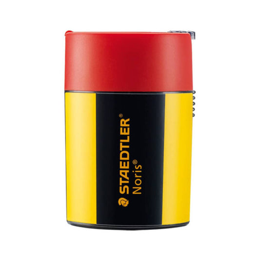 Temperamatite con contenitore Staedtler Noris Design 511 004 giallo-nero 511 004