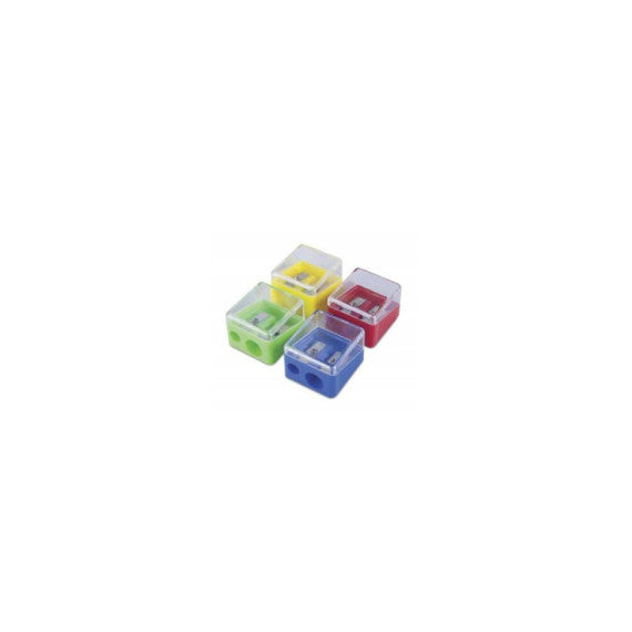 Temperamatite in plastica a 2 fori Donau conf. 20 pezzi - 7814001-99