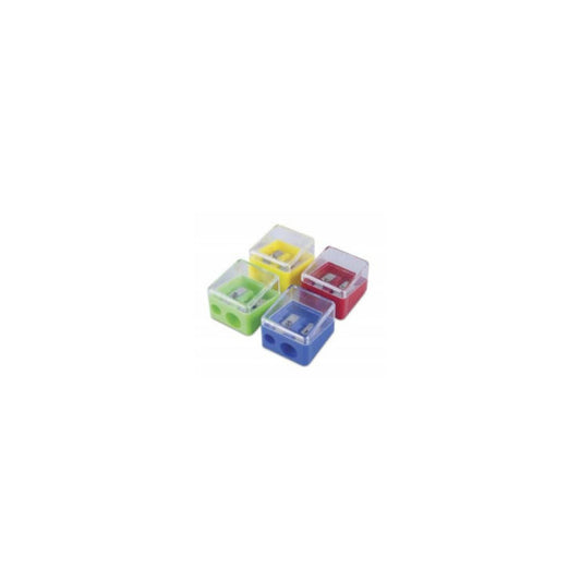 Temperamatite in plastica a 2 fori Donau conf. 20 pezzi - 7814001-99