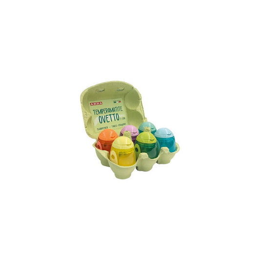 Temperamatite Ovetto - 2 fori - colori assortiti - Arda