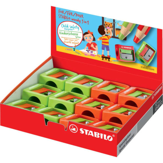 Temperamatite Stabilo per Woody 3 in 1 bicolore translucido 4548/12