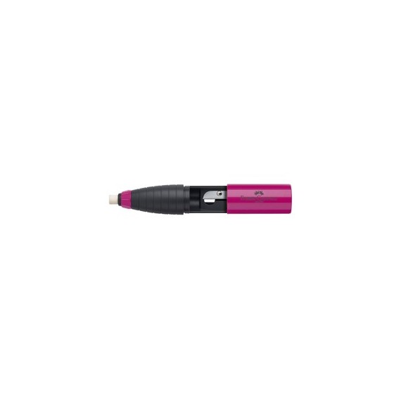 Temperamatite Twist Combi con gomma con contenitore - 1 foro- Faber Castell