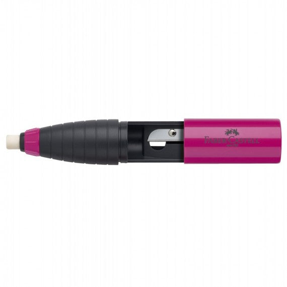 Temperamatite Twist Combi con gomma con contenitore - 1 foro- Faber Castell