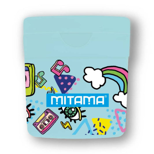 Temperino Mitama Fantasia Bidone colorato 2 fori conf. 12 pezzi - 64036