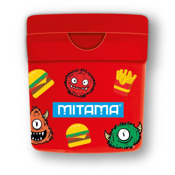 Temperino Mitama Fantasia Bidone colorato 2 fori conf. 12 pezzi - 64036