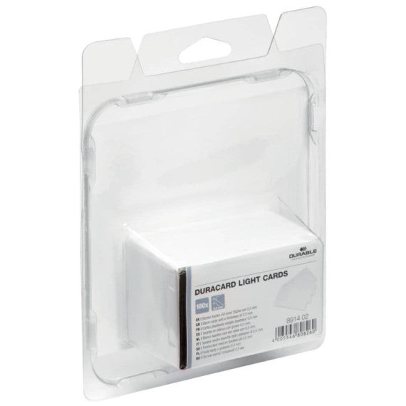 Tessere neutre bianche per Durable DURACARD® ID 300 - 0,50 mm - conf. 100 tessere - 8914-02