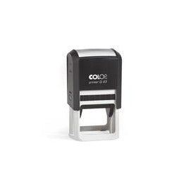 Timbro Colop Q43 misura 43X43mm autoinchiostrante personalizzato Timbro personalizzabile quadrato max 8 righe alta qualità