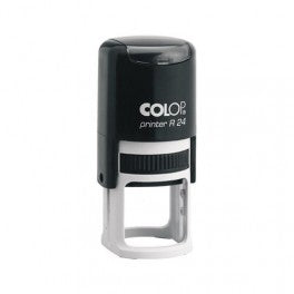 Timbro Colop R24 misura diametro 24mm autoinchiostrante personalizzato Timbro personalizzabile rotondo max 4 righe alta qualità