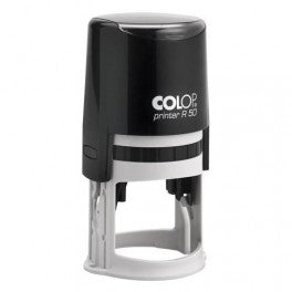Timbro Colop R50 misura diametro 50mm autoinchiostrante personalizzato Timbro personalizzabile rotondo max 8 righe alta qualità
