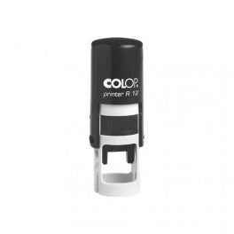 Timbro Colop R12 misura diametro 12mm autoinchiostrante personalizzato Timbro personalizzabile rotondo max 2 righe alta qualità