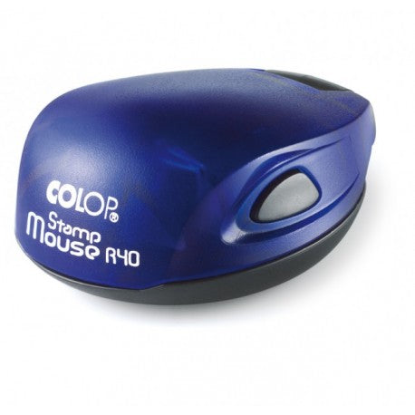 Timbro Colop stamp mouse R40 tascabile diametro 40mm autoinchiostrante personalizzato Timbro personalizzabile rotondo 6 righe