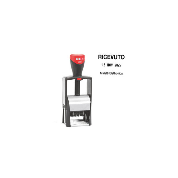 Timbro Datario Classic Line 2360 - 5 righe - 3 x 4,5 cm - autoinchiostrante - Colop®