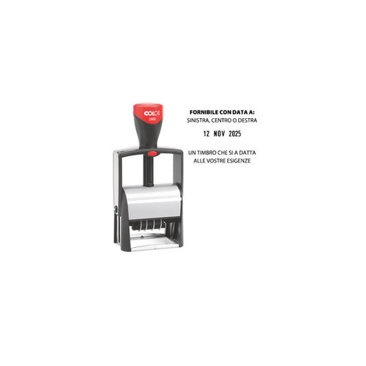 Timbro Datario Classic Line 2660 - autoinchiostrante - 37x58 mm - 7 righe - Colop®