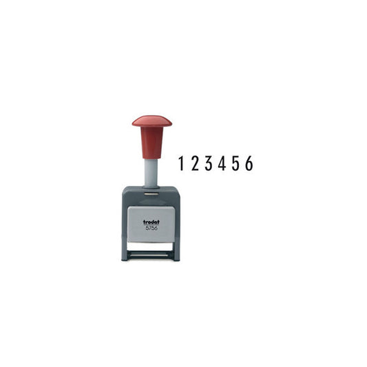 Timbro Numeratore 5756/P - automatico - 6 colonne - 5,5 mm - autoinchiostrante - Trodat®