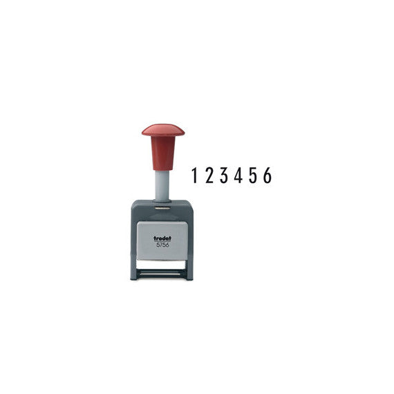 Timbro Numeratore 5756/P - automatico - 6 colonne - 5,5 mm - autoinchiostrante - Trodat®