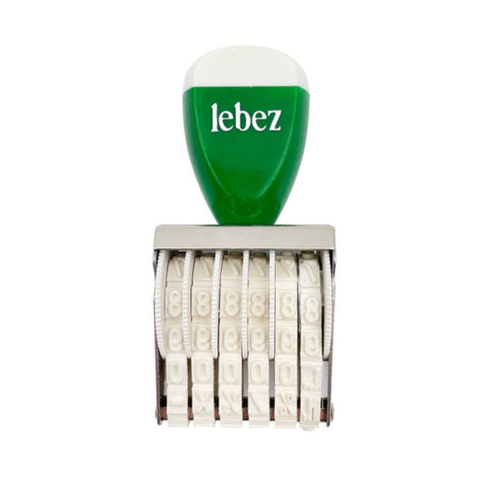 Timbro numeratore Lebez 6 colonne - altezza carattere 5 mm - 2231