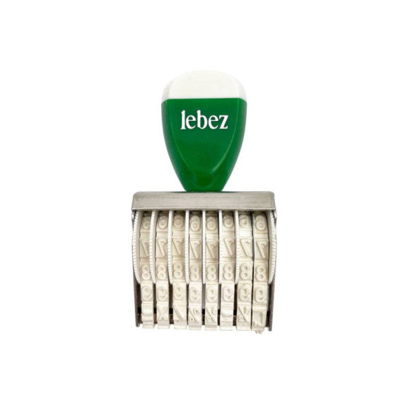 Timbro numeratore Lebez 8 colonne - altezza carattere 5 mm - 2232