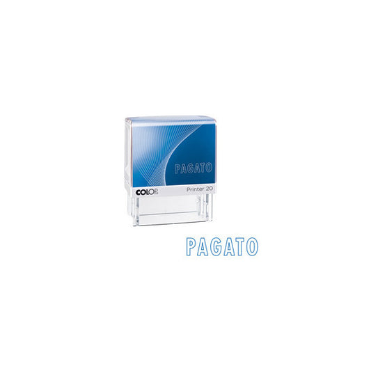 Timbro Printer 20/L G7 - PAGATO - 14 x 38 mm - autoinchiostrante - Colop®