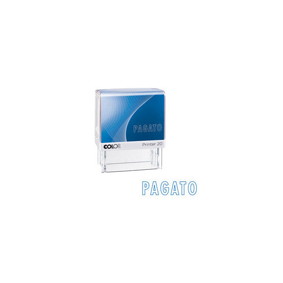 Timbro Printer 20/L G7 - PAGATO - 14 x 38 mm - autoinchiostrante - Colop®