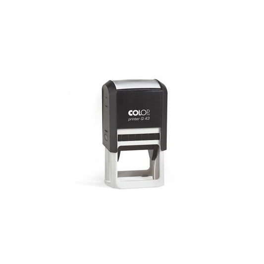 Timbro Printer Q 43 - 43x43 mm - 8 righe - quadrato - autoinchiostrante - Colop
