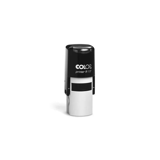 Timbro Printer R17 - diametro 17 mm - 3 righe - personalizzabile - autoinchiostrante - Colop