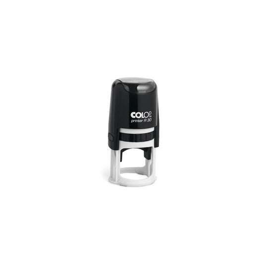 Timbro Printer R30 - diametro 30 mm - personalizzabile - 5 righe - autoinchiostrante - Colop
