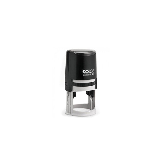 Timbro Printer R45 - diametro 45 mm - 5 righe - personalizzabile - autoinchiostrante - Colop