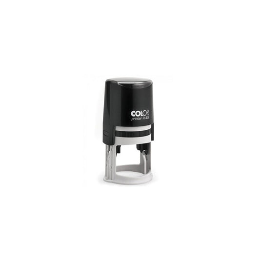 Timbro Printer R45 - diametro 45 mm - 5 righe - personalizzabile - autoinchiostrante - Colop