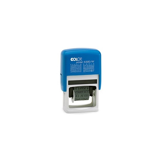 Timbro Printer S220/W Polinomio - 12 diciture - 4 mm - autoinchiostrante - Colop®
