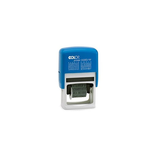 Timbro Printer S220/W Polinomio - 12 diciture - 4 mm - autoinchiostrante - Colop®