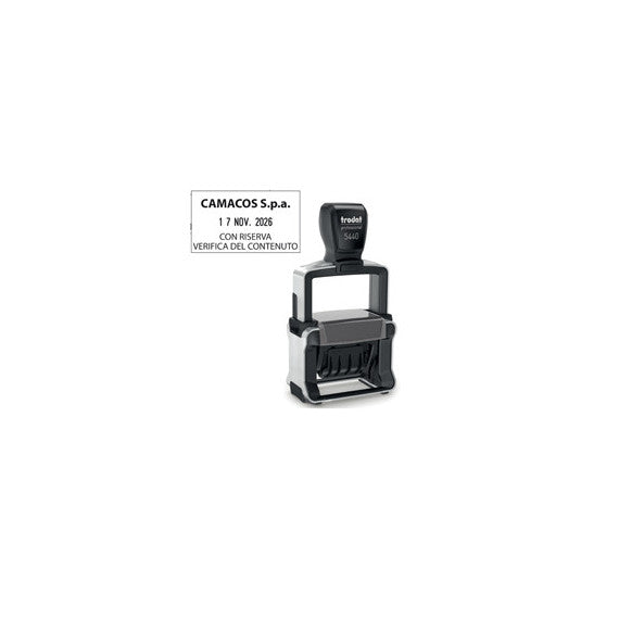 Timbro Professional 4.0 5460 Datario - 5,6 x 3,3 cm - 4 mm - personalizzabile - autoinchiostrante - Trodat®