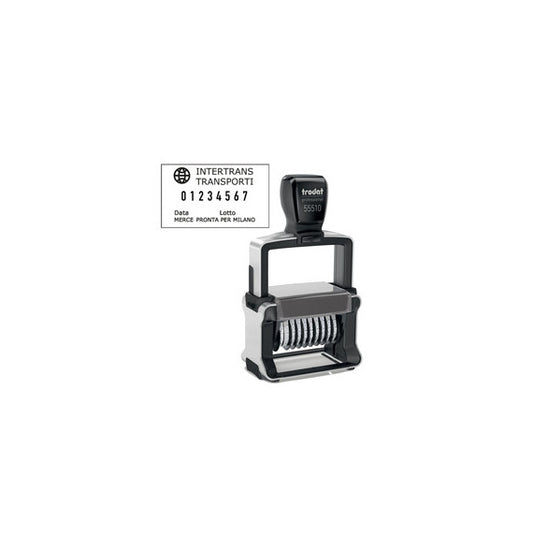Timbro Professional 4.0 55510/PL Numeratore - 10 colonne - 5 mm - autoinchiostrante - Trodat®