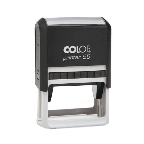 Timbro rettangolare Colop 40x60 mm nero - Printer 55 PR55