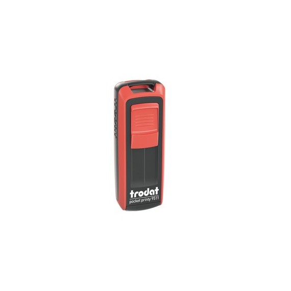 Timbro tascabile Pocket Printy 9511 - personalizzabile - autoinchiostrante - 38x14 mm - 4 righe - Trodat