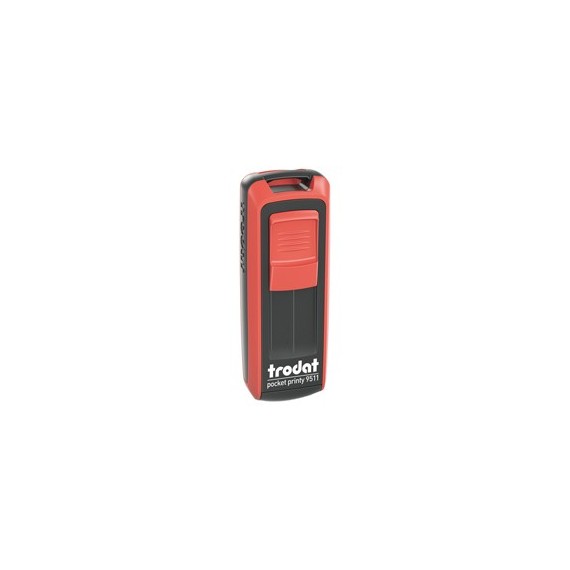 Timbro tascabile Pocket Printy 9512 - personalizzabile - autoinchiostrante - 47x18 mm - 4 righe - Trodat