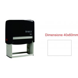 Timbro Traxx 9027 misura 40X60mm autoinchiostrante personalizzato Timbro personalizzabile max 9 righe alta qualità