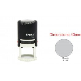 Timbro Traxx 9140 misura diametro 40mm autoinchiostrante personalizzato Timbro personalizzabile rotondo max 6 righe alta qualità