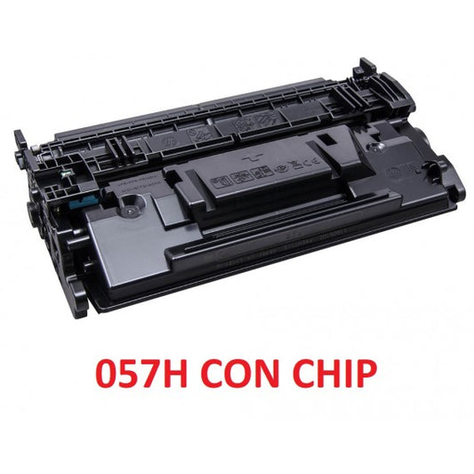 TONER 057H NERO COMPATIBILE CON CHIP 3009C002 PER CANON i-SENSYS LBP 220,223,226,228,440,443,445,446,449X  10.000 PAGINE
