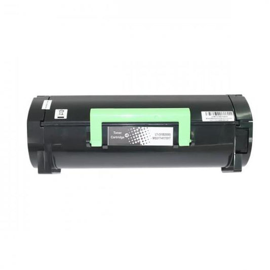 TONER 51B2000 NERO COMPATIBILE SERIE ECO PER LEXMARK MX317 MX417 MX517 MX617 MS317 MS417 MS517 MS617 2.500 PAGINE