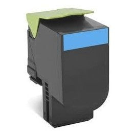 TONER 802SC CIANO COMPATIBILE PER LEXMARK  CX310N CX310DN CX410DE CX410DTE CX410E CX510 80C2SC0 2.000 PAGINE