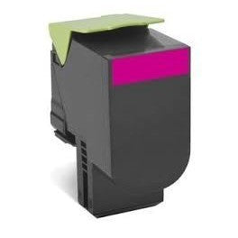 TONER 802SM MAGENTA COMPATIBILE PER LEXMARK  CX310N CX310DN CX410DE CX410DTE CX410E CX510 80C2SM0 2.000 PAGINE