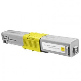 TONER C310 GIALLO COMPATIBILE PER OKI C310 C530 C330 MC351 MC561 44469704 2.000 PAGINE