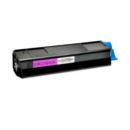 TONER C3100 MAGENTA COMPATIBILE PER OKI C3100 C3200 C5100N C5200N C5300 C5400 42127406 3.000 PAGINE
