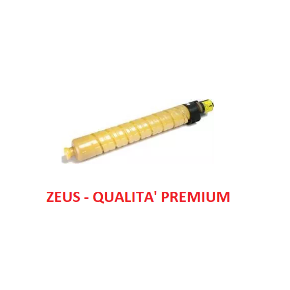 TONER C5502 GIALLO ZEUS (CON POLVERE ORIGINALE) COMPATIBILE PER RICOH Aficio MP C4502 C5502 841684 - TYPE5502EY 22.000 PAGINE