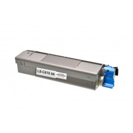 TONER C610 NERO COMPATIBILE PER OKI C610 N,C610 DN,C610 DTN 44315308 8.000 PAGINE