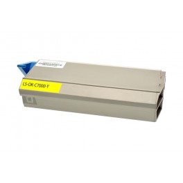 TONER C7100 GIALLO COMPATIBILE PER OKI C 7100 7200 7300 7400 7500 41963005 10.000 PAGINE