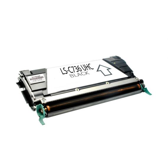 TONER C734 NERO COMPATIBILE PER LEXMARK C734,X734,C746,X746,C748,X748 C734A1KG 8.000 PAGINE