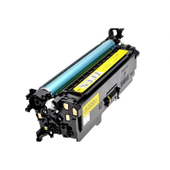 TONER CE252A CE402A 723Y GIALLO COMPATIBILE PER HP CP 3525N, M551, 7750 723Y 6.000 PAGINE