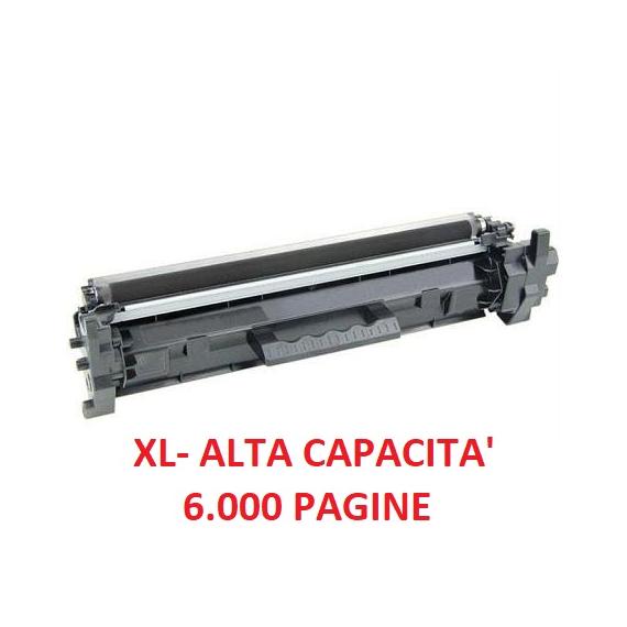 TONER CF217XL ALTA CAPACITA COMPATIBILE PER HP LASERJET HP PRO M102W,M130NW,M102A,M132A,M134A CF217 17A 6.000 PAGINE